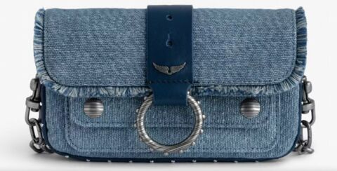 Sac Kate Wallet Denim by Kate Moss Zadig & Voltaire, 395 euros