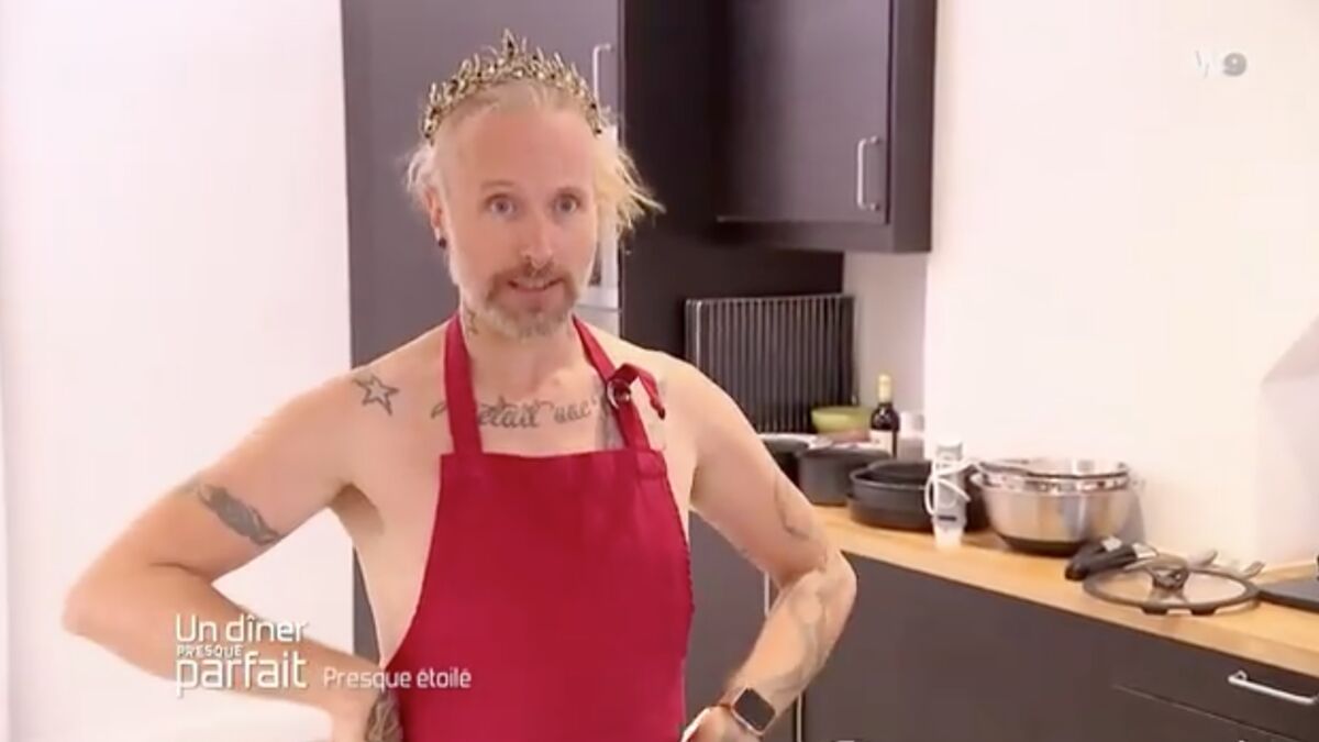 Alexandre Un Diner Presque Parfait VIDEO Un dîner presque parfait : Sébastien surprend avec sa tenue TRÈS  déshabillée pour cuisiner - Voici