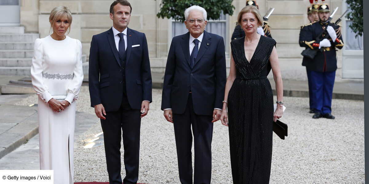 Brigitte Macron en robe fendue ultra glamour pour son dîner officiel