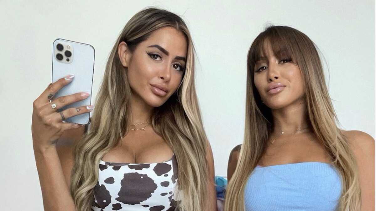Les Soeurs El Himer Avant PHOTO Océane El Himer moquée par sa soeur Marine : elle est comparée à un  animal - Voici