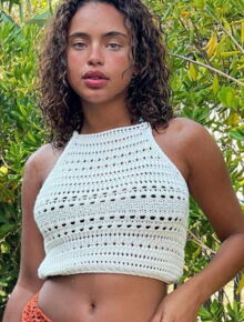 Tankini Jupe Lands' End Taille 12 - Motif Mandala Rose - Boho Beach