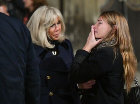 Hommage à Charlotte Valandrey en présence de la famille, de Brigitte Macron, Rachida Dati, Ariane Séguillon...