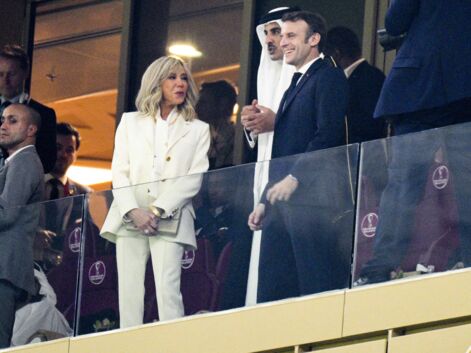 Coupe du monde 2022 : Emmanuel et Brigitte Macron dans les tribunes de France - Argentine