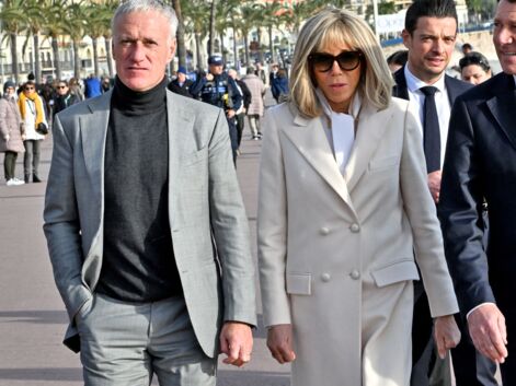 Brigitte Macron en jean skinny