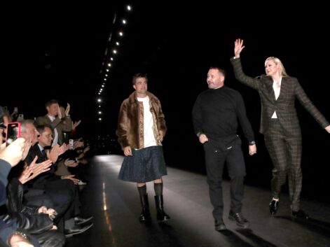 Robert Pattinson, Baptiste Giabiconi, Gwendoline Christie... Les stars au défilé Dior Homme