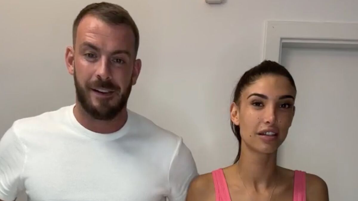Julien Bert Melanie Dedigama En Couple Mélanie Dédigama et Julien Bert s'embrassent enfin en direct de leur compte  Instagram - Voici