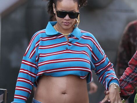 Rihanna enceinte de son deuxième enfant : elle se promène le ventre à l'air