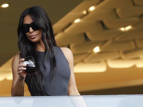 Kim Kardashian au Parc des Princes : son fils Saint pose avec Kylian Mbappé