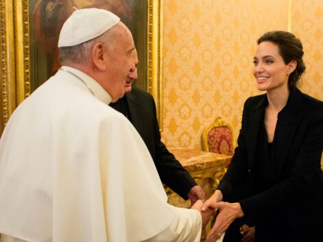 Angelina Jolie, Leonardo DiCaprio, Katy Perry... Ces stars qui ont rencontré le Pape François 