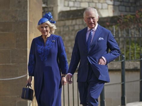 Charles et Camilla, William, Kate et leurs enfants... La famille royale britannique réunie à la messe de Pâques à Windsor
