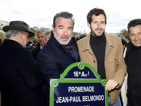 Inauguration de la promenade Jean-Paul Belmondo : Stella et Paul Belmondo, Jean Dujardin, Anthony Delon... les stars présentes