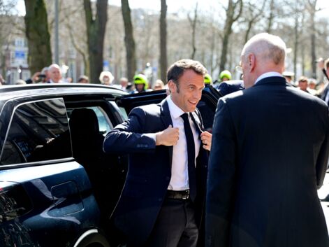 Emmanuel et Brigitte Macron en visite d'Etat à Amsterdam