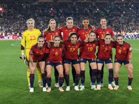 La célébration de l'équipe espagnole après avoir remporté la Coupe du monde féminine