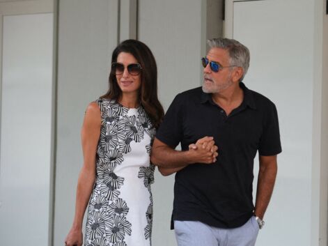 George et Amal Clooney très élégants lors de leur arrivée à la Mostra de Venise