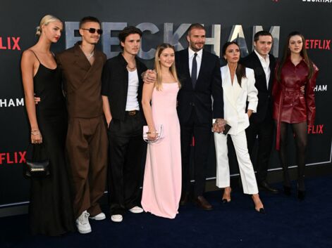 Les Beckham tous réunis à l'avant-première de la mini-série Netflix sur David Beckham