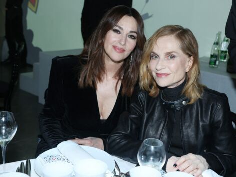 Monica Bellucci et Isabelle Huppert en noir, Zahia très décolletée : Les stars au diner de la mode