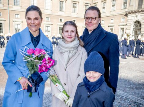 Victoria et Daniel de Suède avec leurs enfants pour la Sainte Victoria