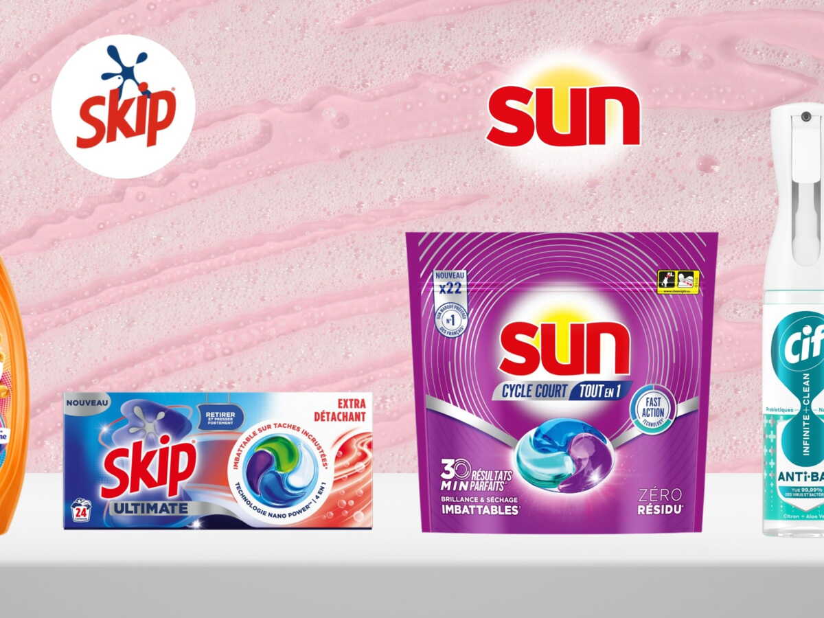Jouez et tentez de remporter l'un des 20 lots de 4 produits offerts par Unilever !