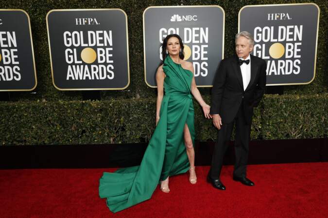 76ème cérémonie des Golden Globes : Catherine Zeta-Jones et Michael Douglas
