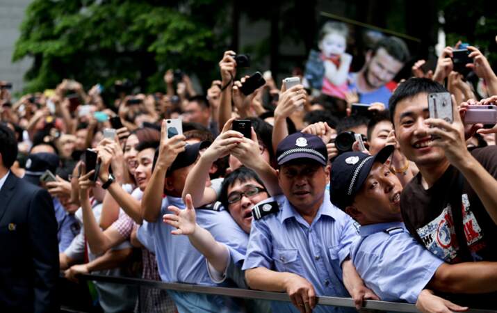 David Beckham crée une émeute en Chine