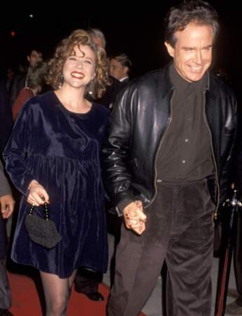Warren Beatty et Annette Bening en 1991
