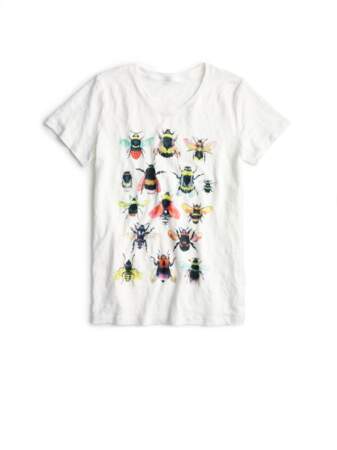T-Shirt femme Jcrew "Save The Bees" : 56€