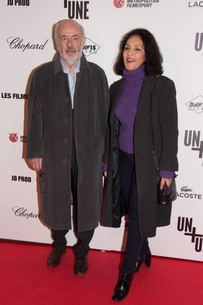 Le réalisateur et écrivain Bertrand Blier et son épouse Farida Rahouadj