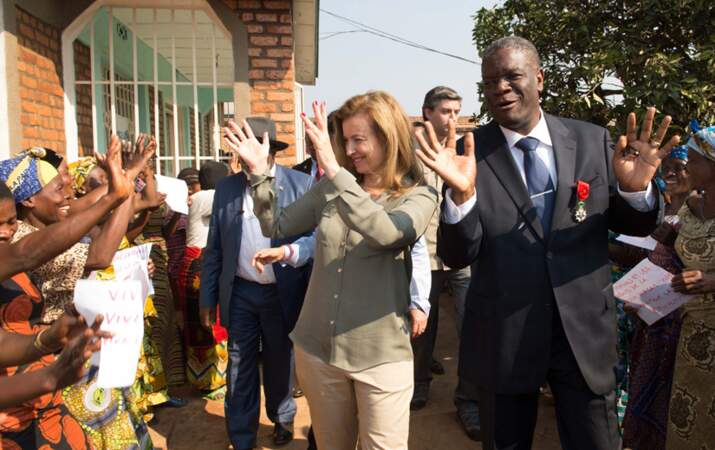 Valérie Trierweiler en visite humanitaire au Congo et au Burundi