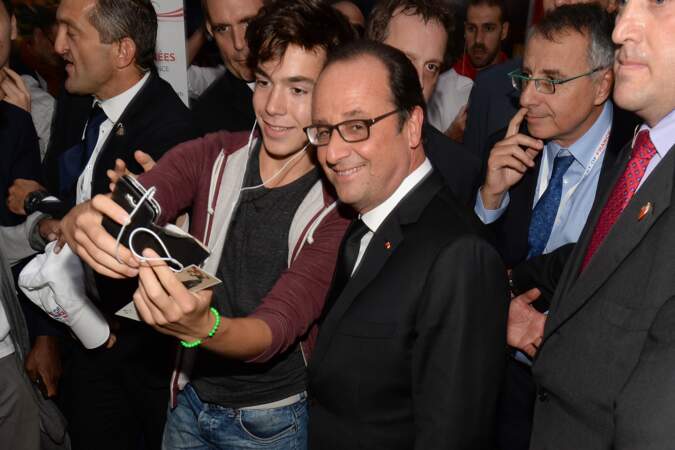 François Hollande en mode, président du pays de l'amour...