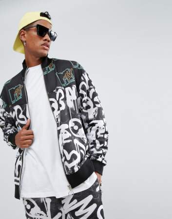 ASOS x MTV : veste de survêtement en jersey, 43,99€