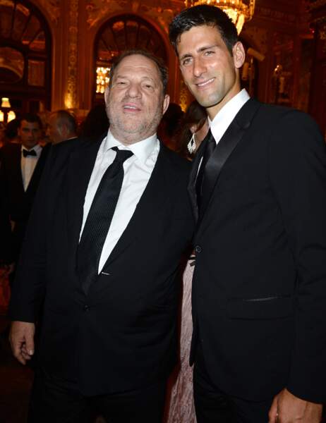 Harvey Weinstein et Novak Djokovic
