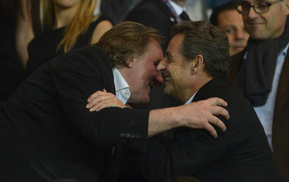 Gérard Depardieu et Nicolas Sarkozy