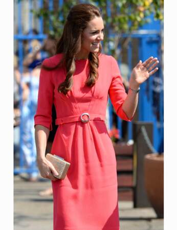 Kate Middleton a rendu visite aux enfants d'une école de Londres ce matin