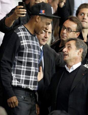 Nicolas Sarkozy en grande discussion avec Jay Z