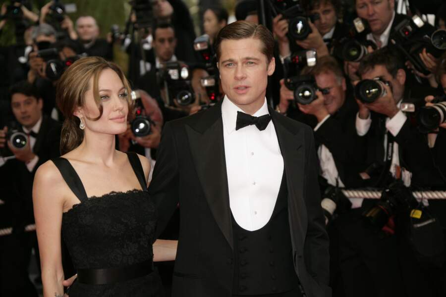 Brad Pitt et Angelina Jolie en 2007