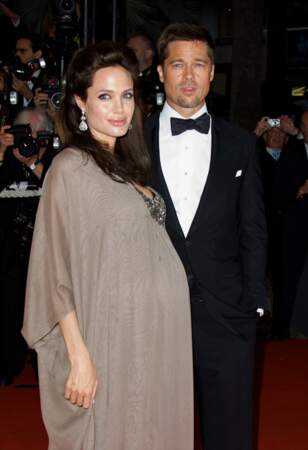 En 2008, Angelina Jolie aussi sublime qu'enceinte au Festival de Cannes en mai