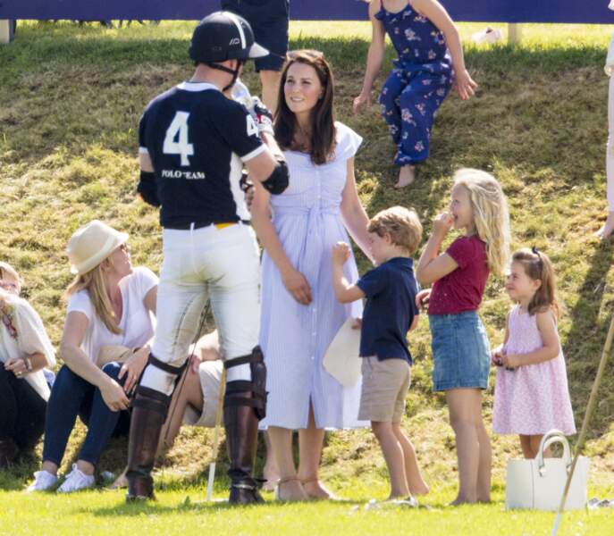 Le prince William, Kate Middleton, le prince George et la princesse Charlotte
