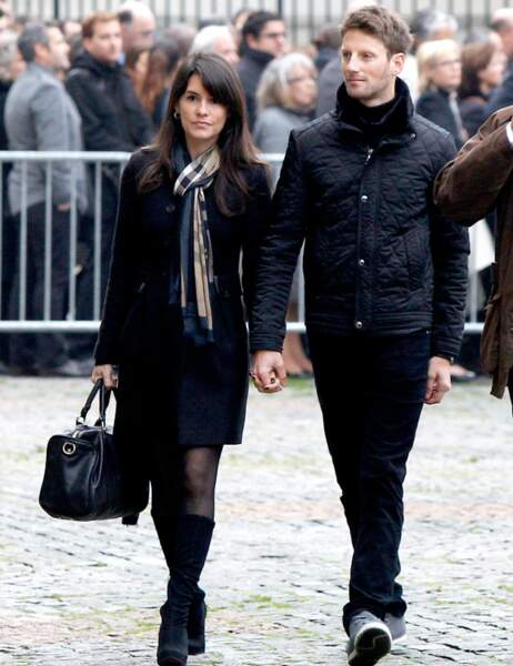 La journaliste Marion Jollès et son mari, le pilote de Formule 1 Romain Grosjean