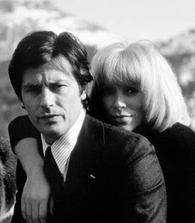 Alain Delon et Mireille Darc en 1972