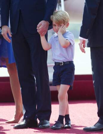 Famille royale - pour le prince George, c'est de plus en plus dur...