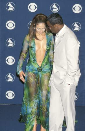 En 1999, Jennifer Lopez se console dans les bras de Sean "P Diddy" Combs