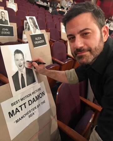 Jimmy Kimmel a tout prévu pour gâcher la soirée de Matt Damon