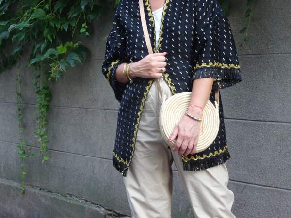 Porter le kimono : pour un week-end au vert