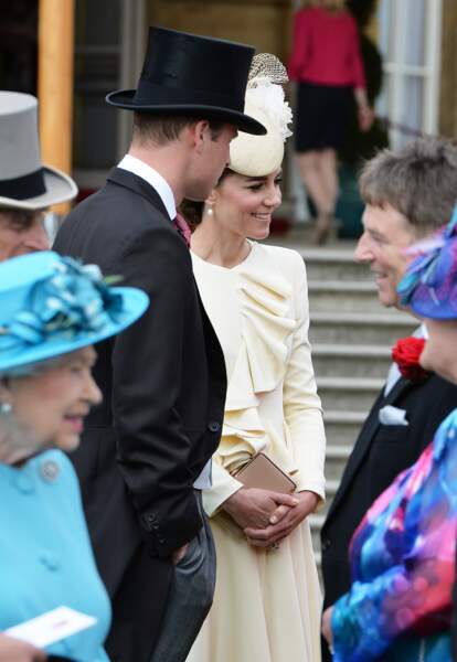Le prince William et Kate Middleton à la garden party de Buckingham Palace