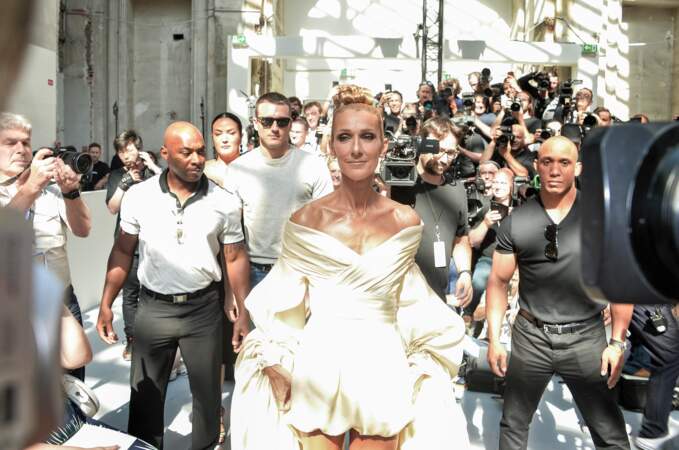 Céline Dion au défilé Alexandre Vauthier à Paris