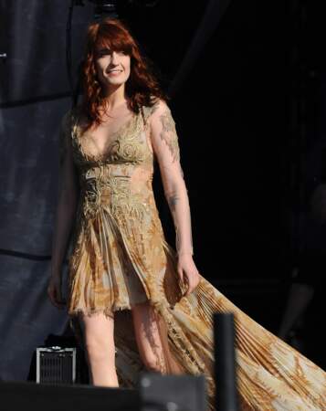 Florence Welch, 29 ans, la voix du groupe britannique Florence + The Machine