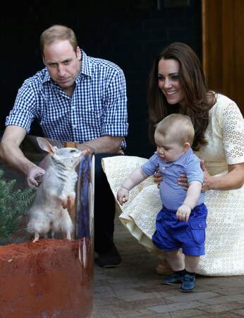 En avril 2014, Kate et William emmènent leur fils en Océanie pour son premier voyage officiel