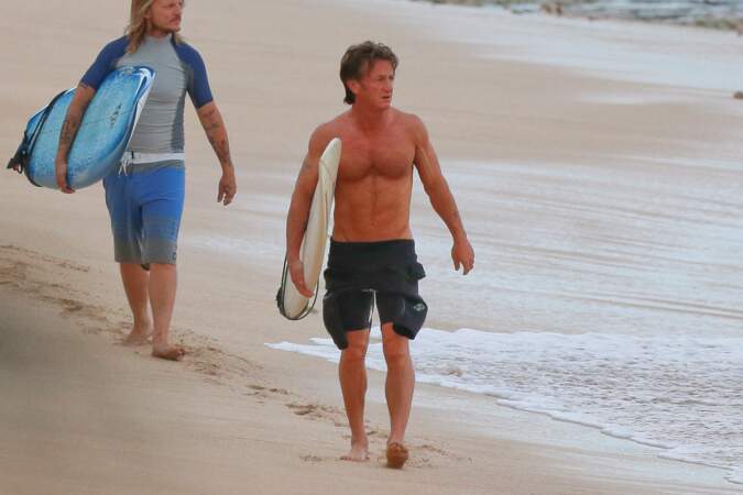 Ces stars masculines qui affichent des abdos en béton : Sean Penn (56 ans)