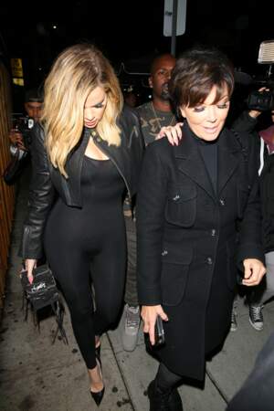 Khloé Kardashian et sa mère Kris Jenner étaient évidemment de la partie