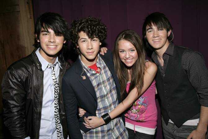Nick Jonas et Miley Cyrus 